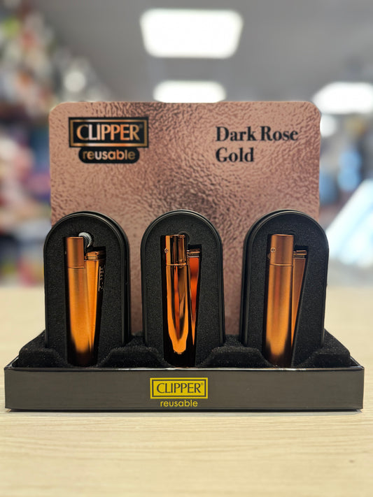 CLIPPER DARK ROSE GOLD METAL