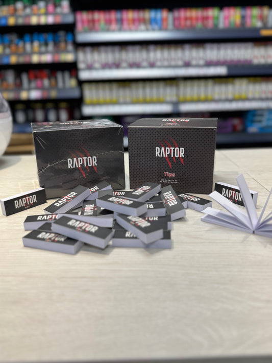FILTRES CARTONS RAPTOR BOITE DE 100