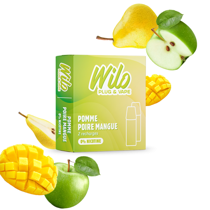 Recharges WILO - Pomme Poire Mangue
